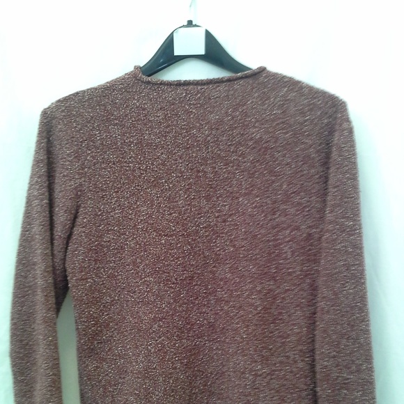 COLUMBIA Womens Plush Pullover Sweater Brick Color - Picture 4 of 7